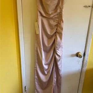 Elegant Lavender Evening Gown